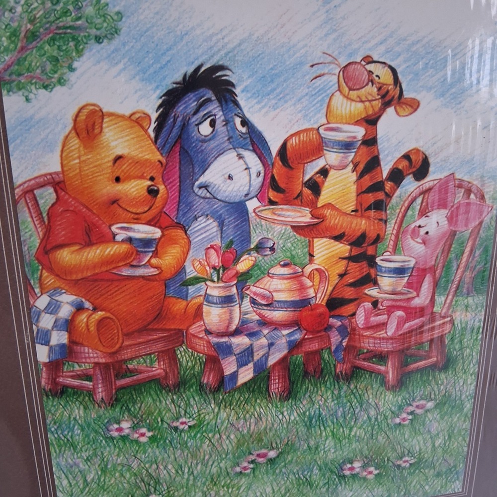 Vtg 90s Disney Store Winnie the Pooh Tea Party Photo Album 320 4x6 Pics NEW NOS